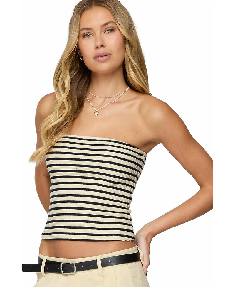 Edikted Women's Odora Striped Tube Top