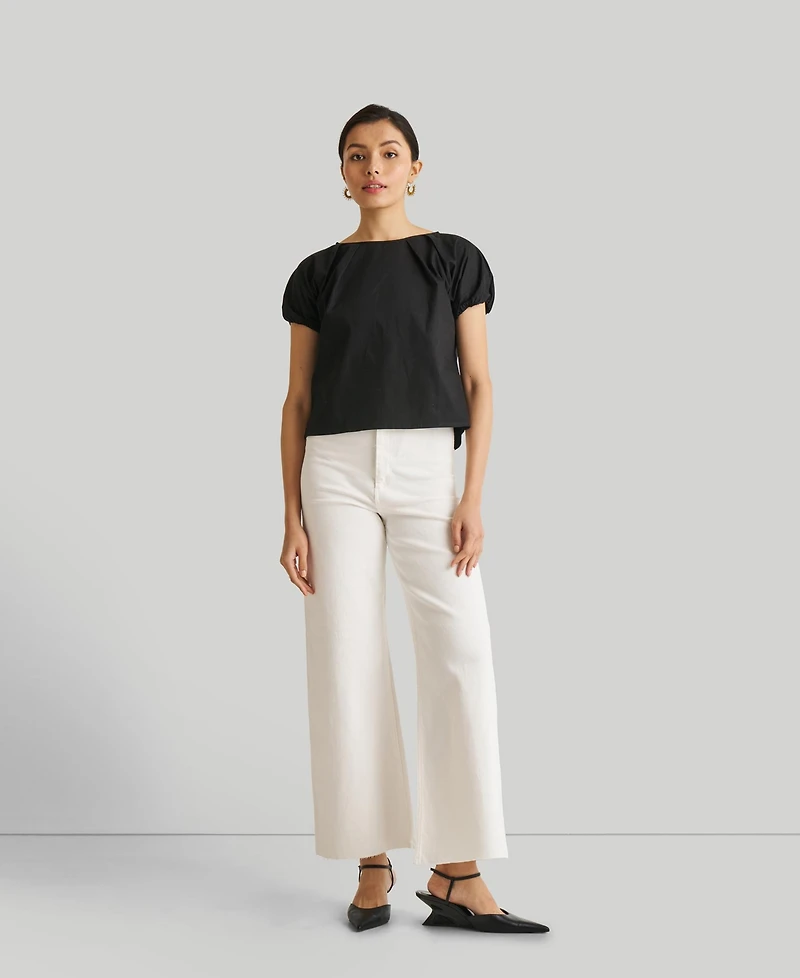 Balloon Sleeve Top
