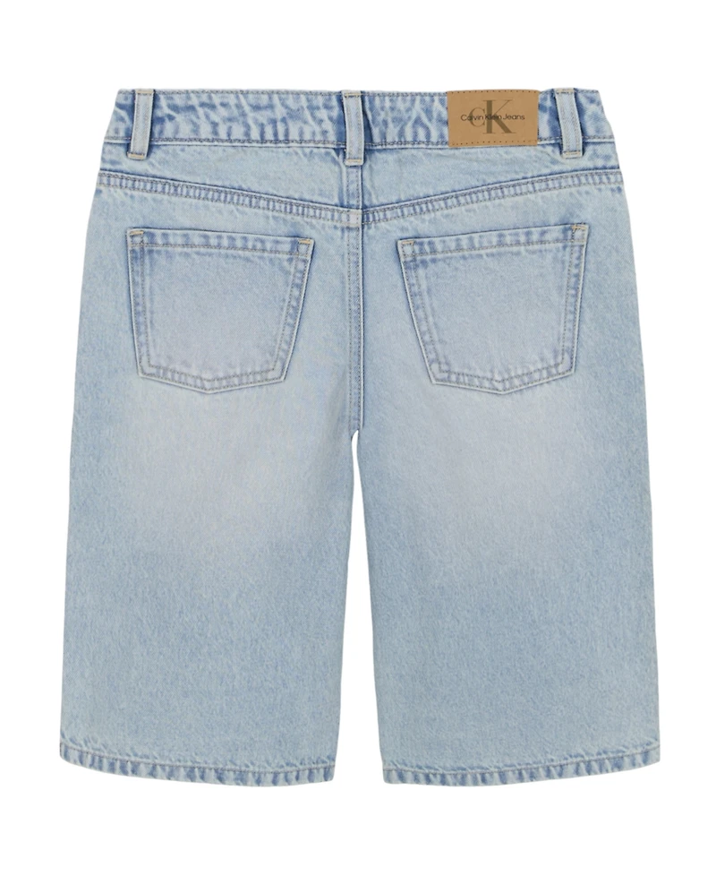 Clavin Klein Big Girls Denim Jort Shorts