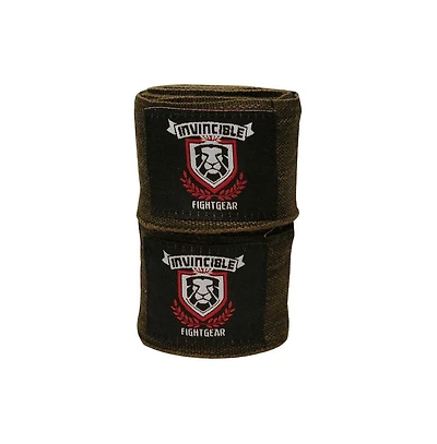 Amber Invincible Elastic Thick Hunter Green 200" Handwraps