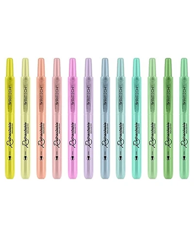 Writech Neutral Retractable Highlighters - 12CT