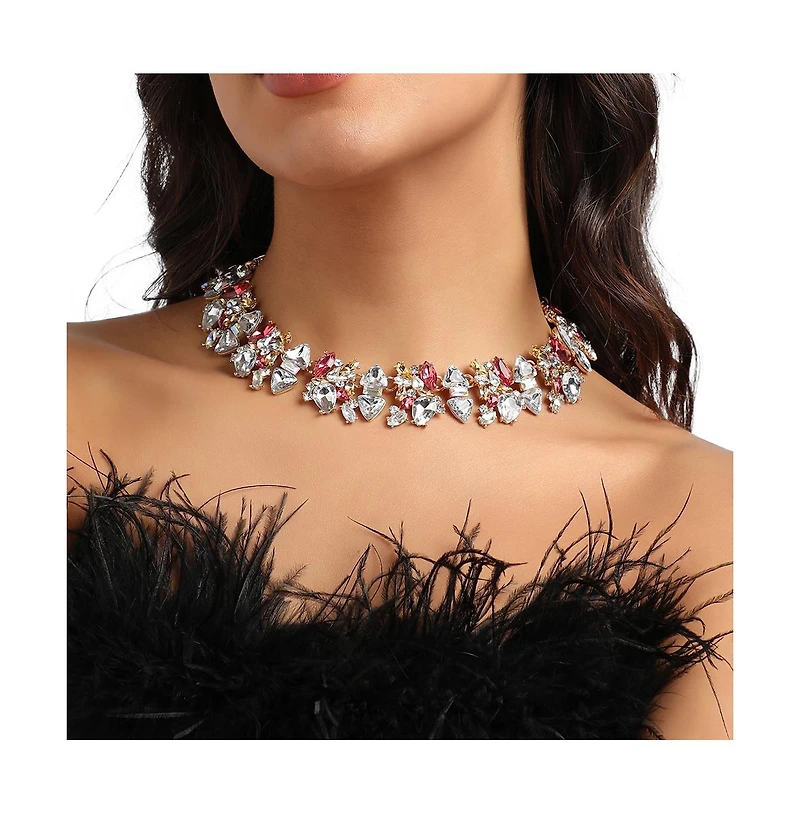 Sohi Crystal Collar Necklace