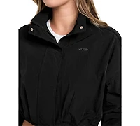 Guess Women's Nina Zip-Front Crop Jacket