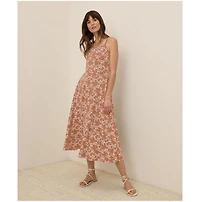 Pact Women's Organic Cotton Fit & Flare Midi Dress - Shorty