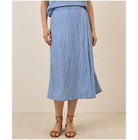 Pact Women's Organic Cotton Canopy Linen Blend Wrap Skirt