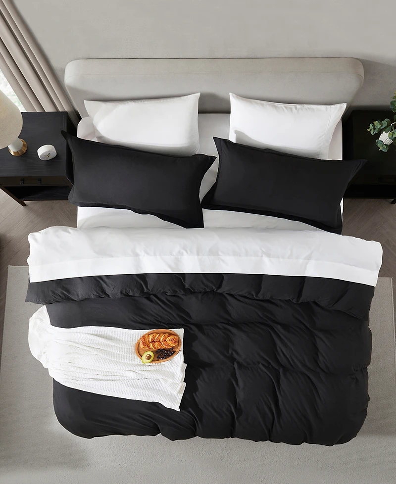 Nestl Ultra Soft Prewashed 3-Pc. Duvet Cover Set