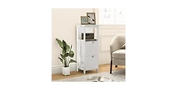 Bathroom Wooden Floor Cabinet Multifunction Storage Rack Stand Organizer