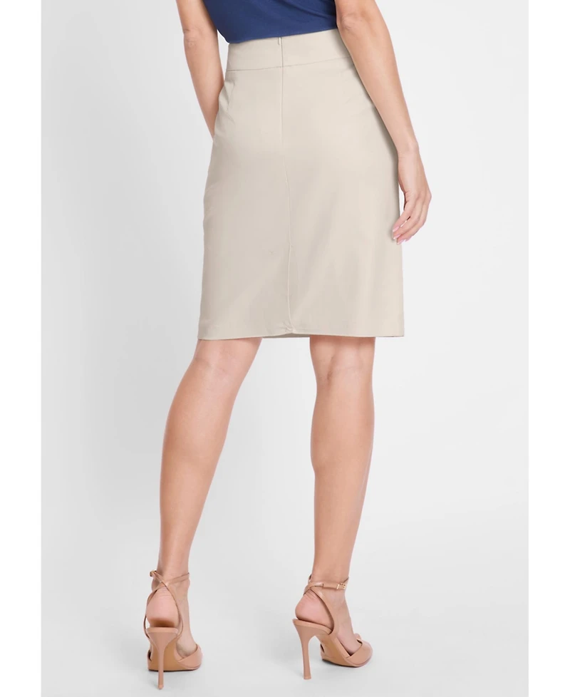 Olsen Women's Cotton Blend Pull-On Skirt