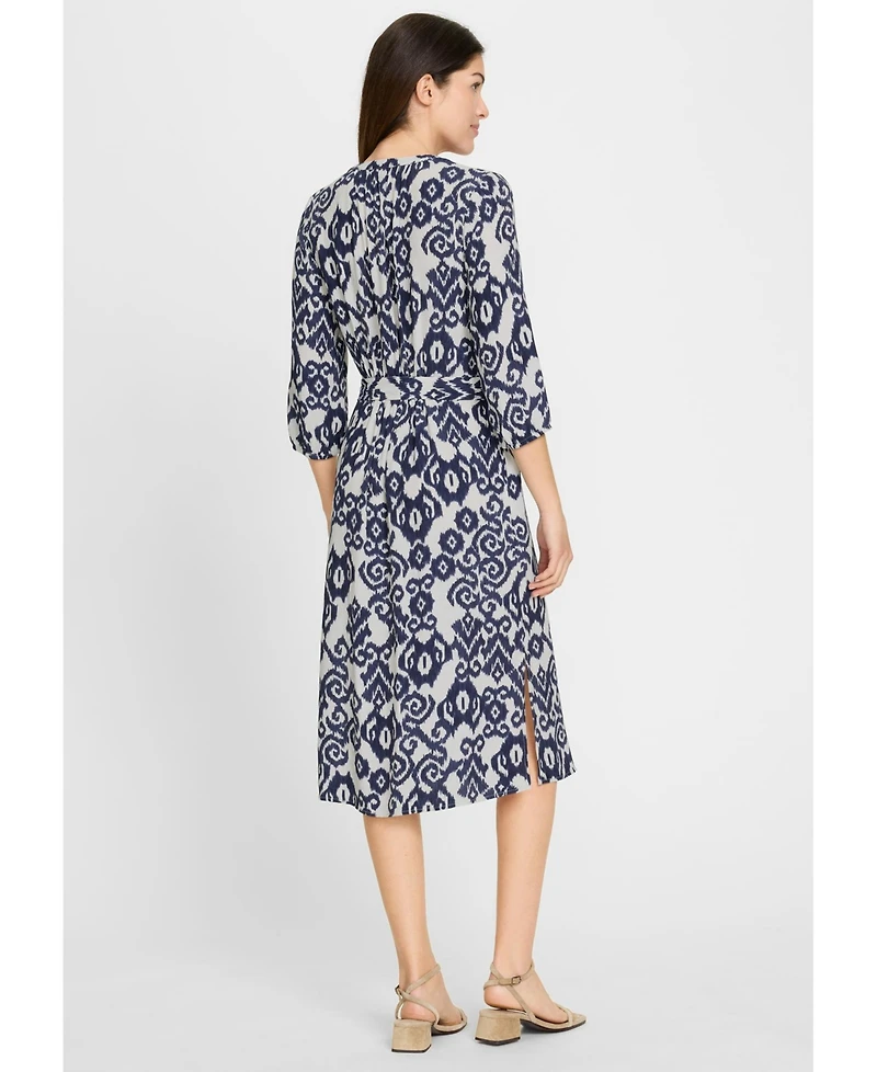 Olsen Women's Ikat Print Tunic Dress