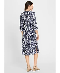 Olsen Women's Ikat Print Tunic Dress