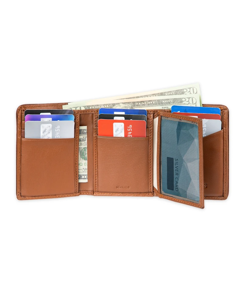 Guess Men's Rfid Quatro G Trifold Wallet