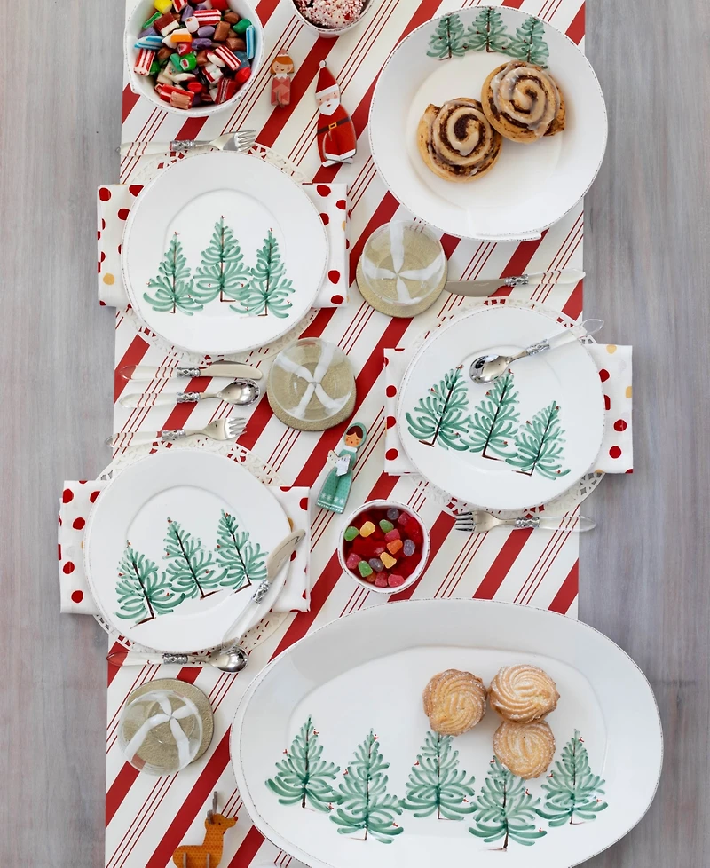 Vietri Melamine Lastra Holiday Rectangular Platter 18"