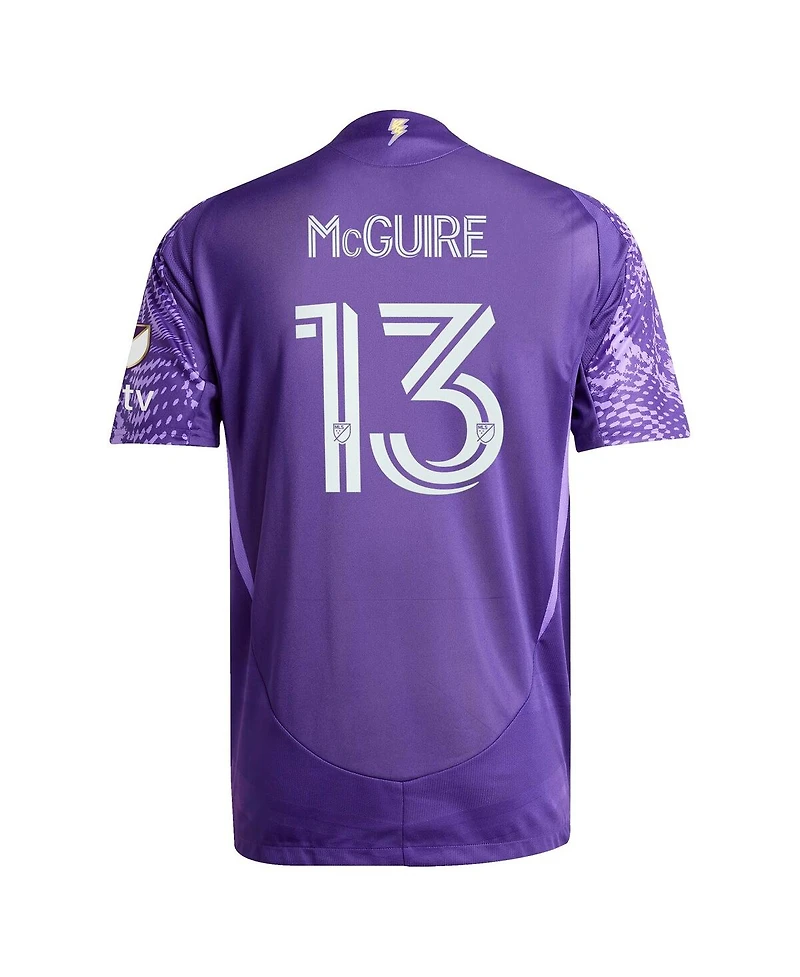 Adidas Men's Duncan McGuire Purple Orlando City Sc 2025 Perfect Storm Authentic Player Jersey