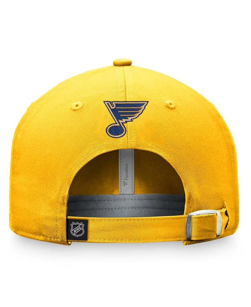 Fanatics Women's Gold St. Louis Blues Breakaway Adjustable Hat