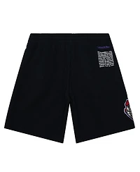 Mitchell & Ness Men's Black Toronto Raptors Team Origins Fleece Shorts
