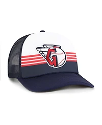 '47 Brand Men's Navy Cleveland Guardians Lift Off Foam Front Mesh Trucker Adjustable Hat