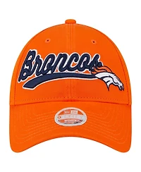 New Era Women's Orange Denver Broncos Cheer 9FORTY Adjustable Hat