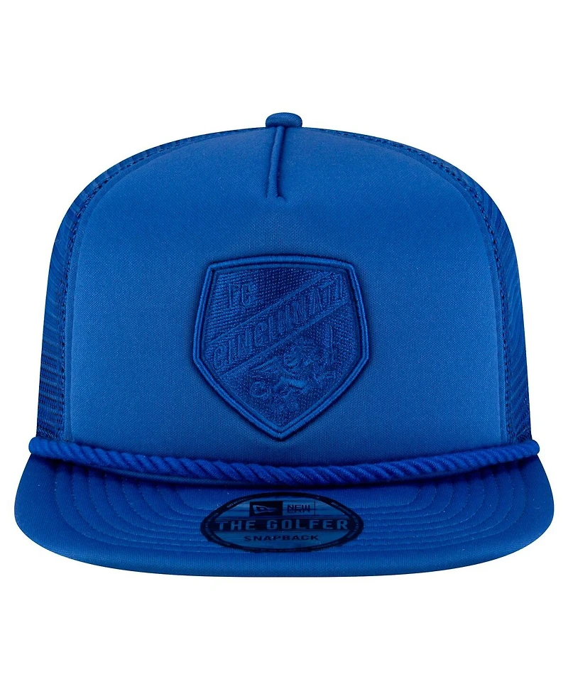 New Era Men's Blue Fc Cincinnati Active Tone Golfer Snapback Hat