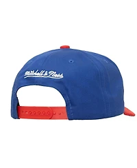 Mitchell & Ness Men's Blue/Red Philadelphia 76ers May Flowers Adjustable Hat