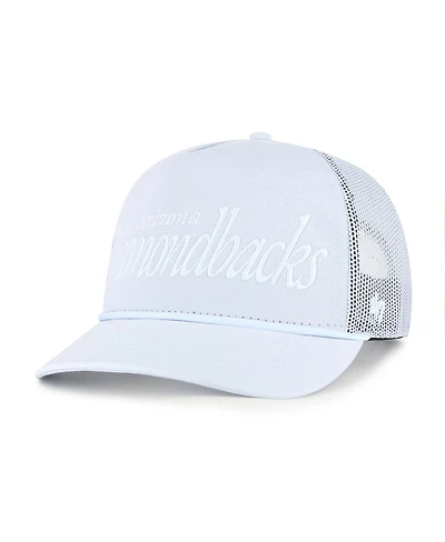 '47 Brand Men's Light Blue Arizona Diamondbacks Foundation Script Hitch Adjustable Trucker Hat