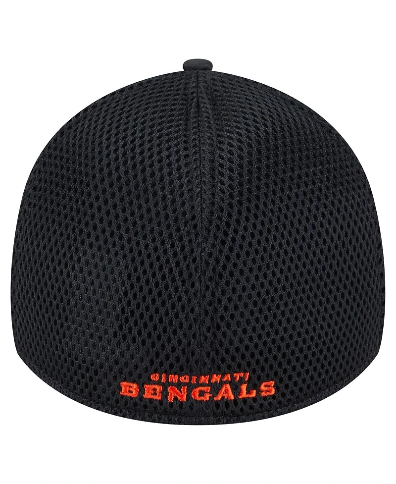 New Era Men's Black Cincinnati Bengals Active Camo 39THIRTY Flex Hat