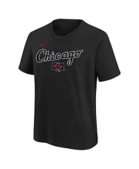 Nike Big Boys and Girls Black Chicago White Sox 2025 City Connect Wordmark T-Shirt