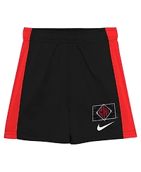 Nike Toddler 2-Piece Black/Red Chicago White Sox 2025 City Connect T-Shirt and Shorts Set