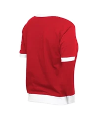 New Era Women's Red Chicago White Sox 2025 City Connect Rhinestone V-Neck T-Shirt