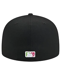 New Era Men's Black Modesto Nuts Copa de la Diversion 59FIFTY Fitted Hat
