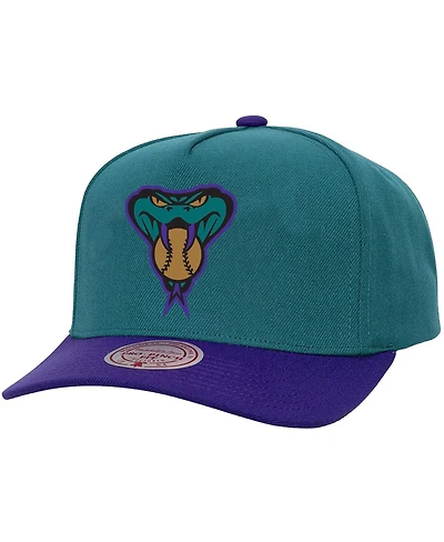 Mitchell & Ness Men's and Women's Teal Arizona Diamondbacks Basic Coop Pro Adjustable Hat