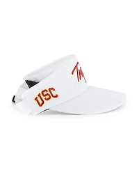 '47 Brand Men's White Usc Trojans Melbourne Brrr Adjustable Visor Hat