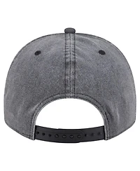 New Era Men's Charcoal New York Rangers Throwback Washed A-Frame Pre-Curved 9FIFTY Snapback Hat