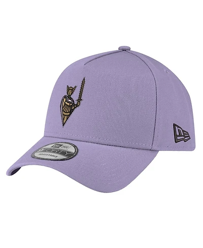 New Era Men's Violet Golden State Valkyries Core Logo A-Frame 9FORTY Adjustable Hat