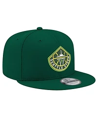 New Era Men's and Women's Green Seattle Storm Logo 9FIFTY Snapback Hat