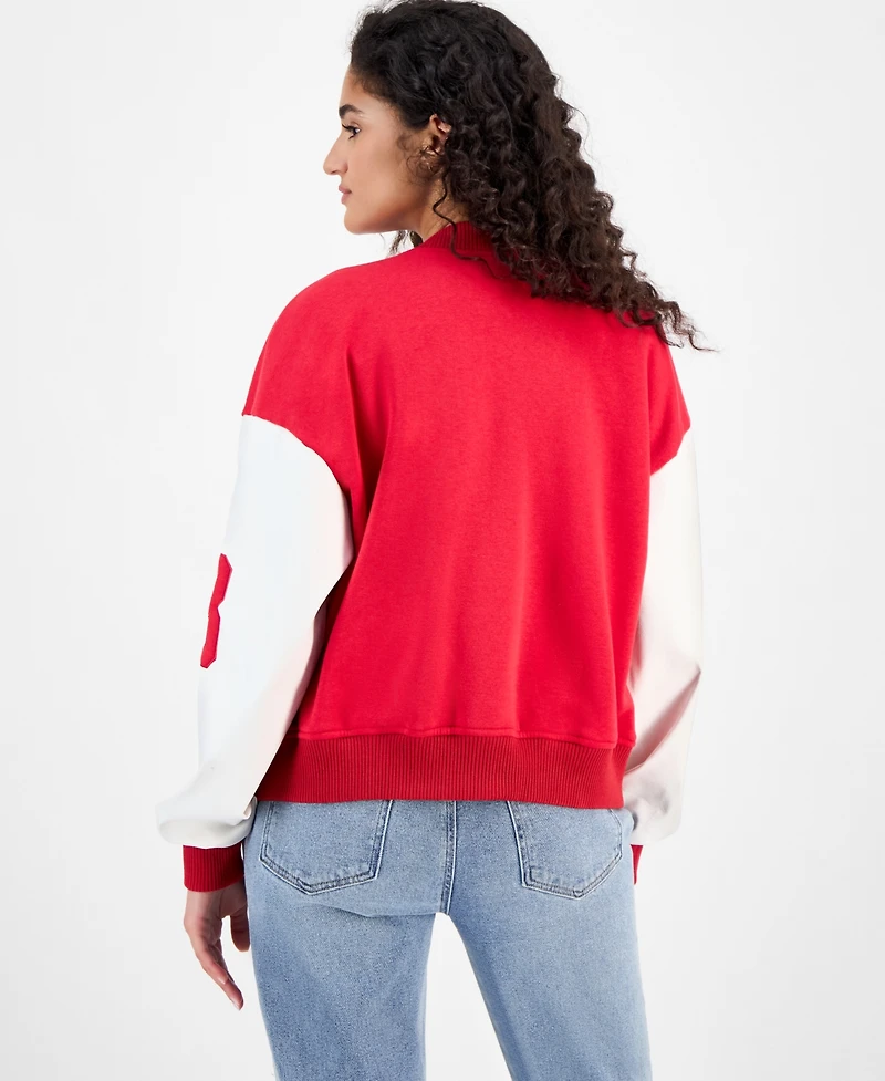 Madden Girl Juniors' Varsity Bomber Jacket