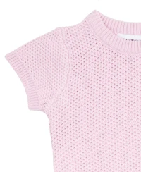 Rare Editions Baby Girls 2-Piece Knit Top and Bow Flare Jeans Set