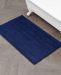 Laura Ashley Astor Chenille Bath Mat, 27" x 45"