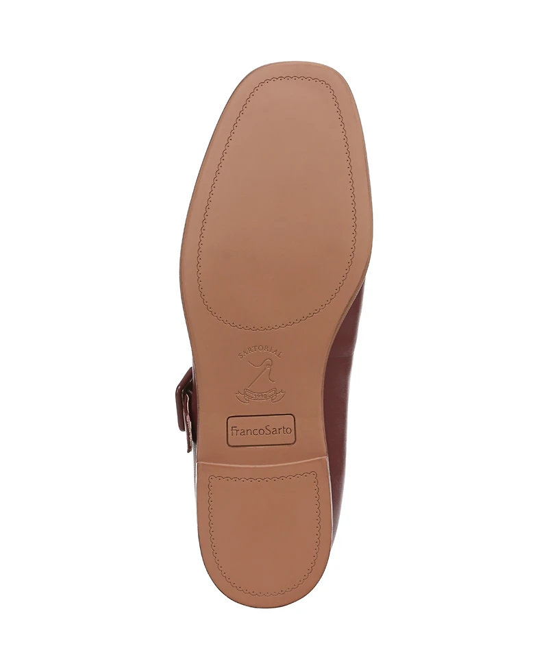 Franco Sarto Women's Kenley Round Toe Mary Jane Flats