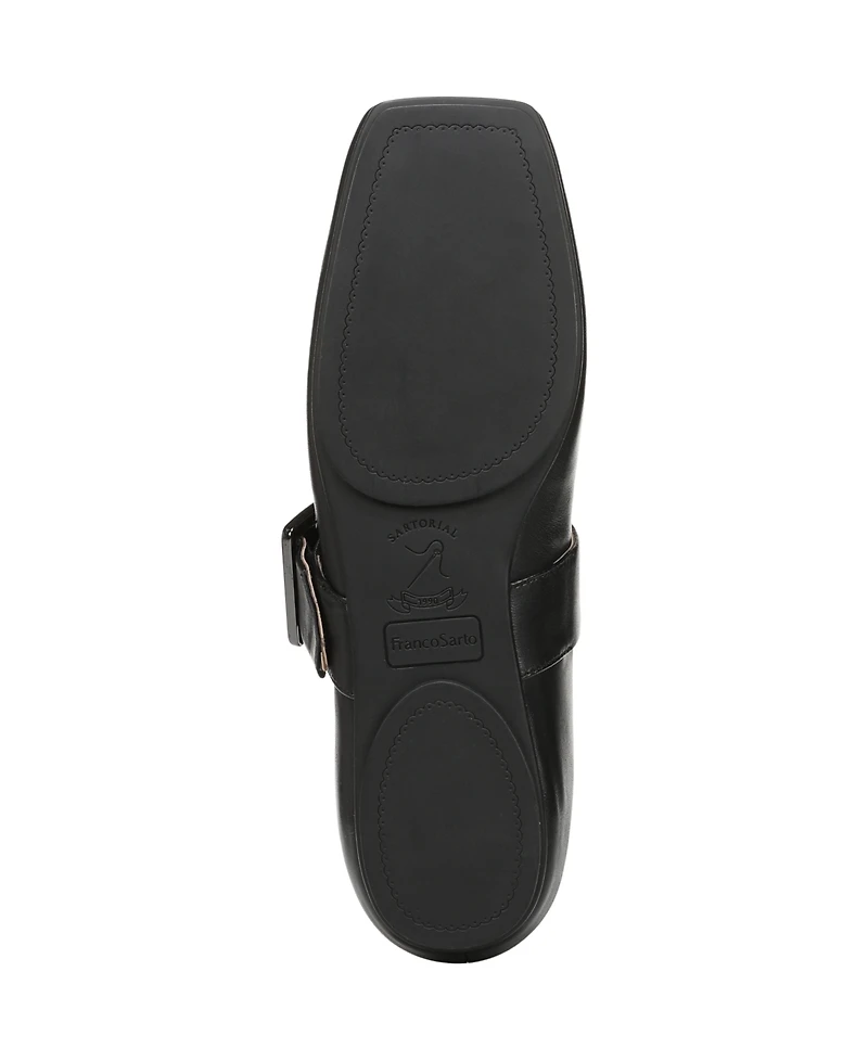 Franco Sarto Women's Oakes Square Toe Ballerina Flats