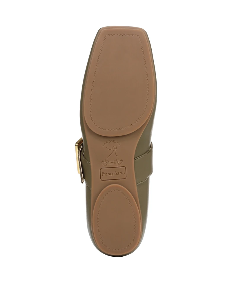 Franco Sarto Women's Oakes Square Toe Ballerina Flats