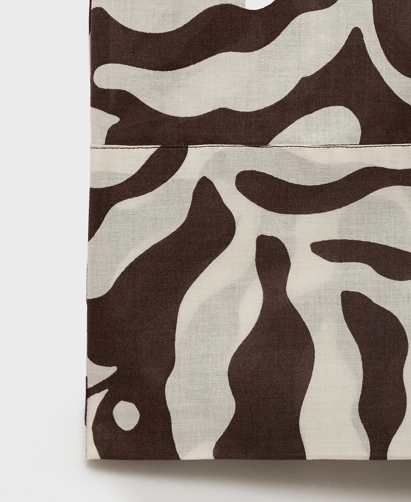 Mango Women's Printed Cotton Pants