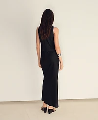 Mango Women's Linen-Blend Suit Vest