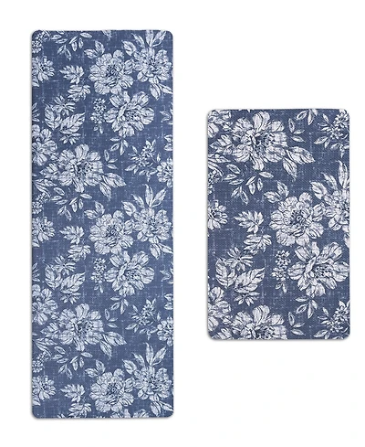Laura Ashley Iris Anti-Fatigue 2-Pc. Wellness Mats