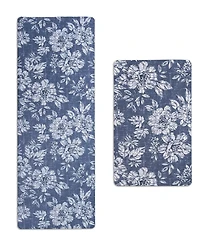 Laura Ashley Iris Anti-Fatigue 2-Pc. Wellness Mats