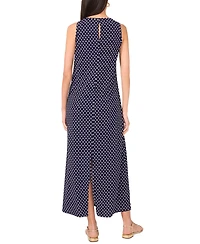Vince Camuto Women's Polka-Dot Keyhole Maxi Dress