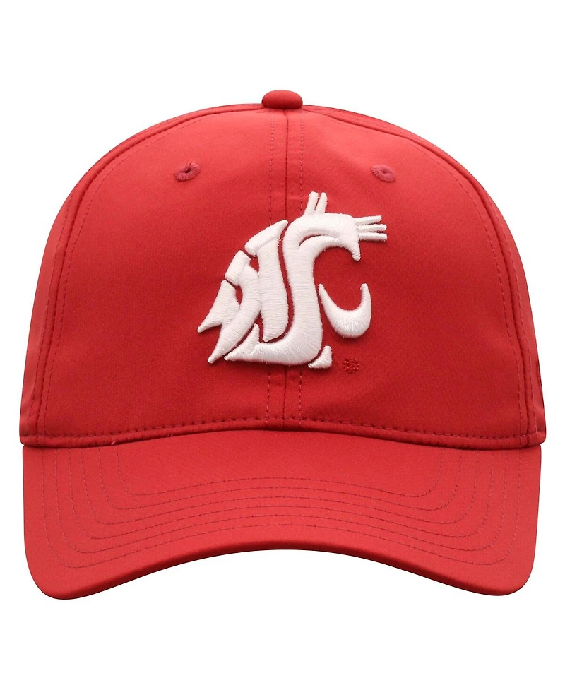 Top of the World Men's Crimson Washington State Cougars Victory Trainer Adjustable Hat