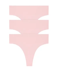 Dkny Women's Litewear Cut Anywear Thong Underwear 3 Pack