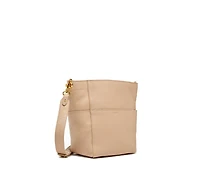 Susu Italian Leather Crossbody Bag Medium Size Tan Shoulder Purse Women's Handbag