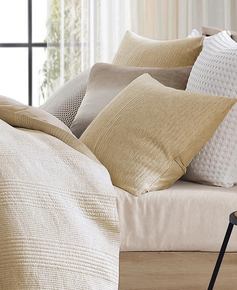 Dkny Pure Ribbed Jersey 3-Pc. Duvet Cover Set, Full/Queen
