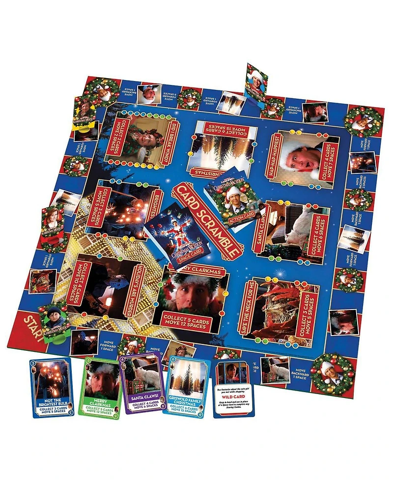 Christmas Vacation Card Scramble Board Game